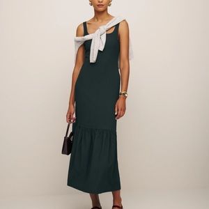 NWT Reformation Claramae Knit Dress Size M Black